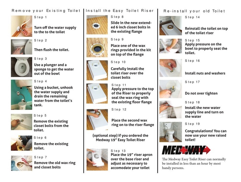 Medway Easy Toilet Riser quick guide