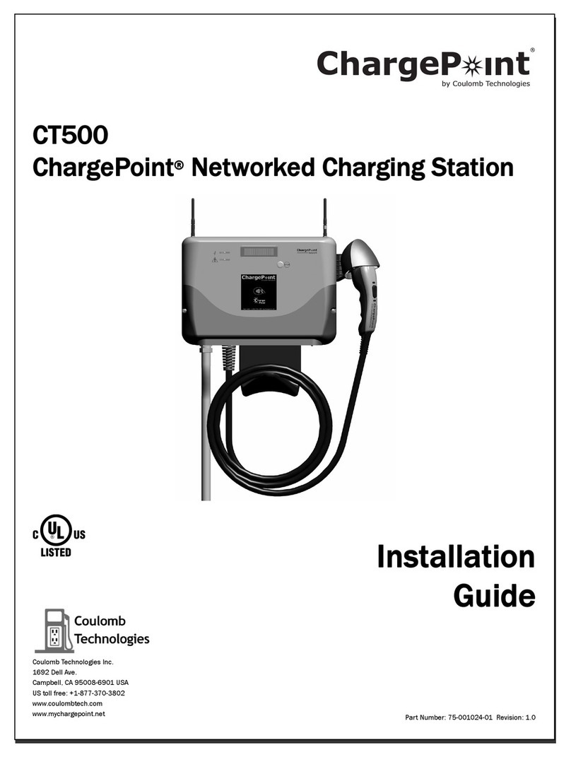 Coulomb Technologies ChargePoint CT500 installation guide