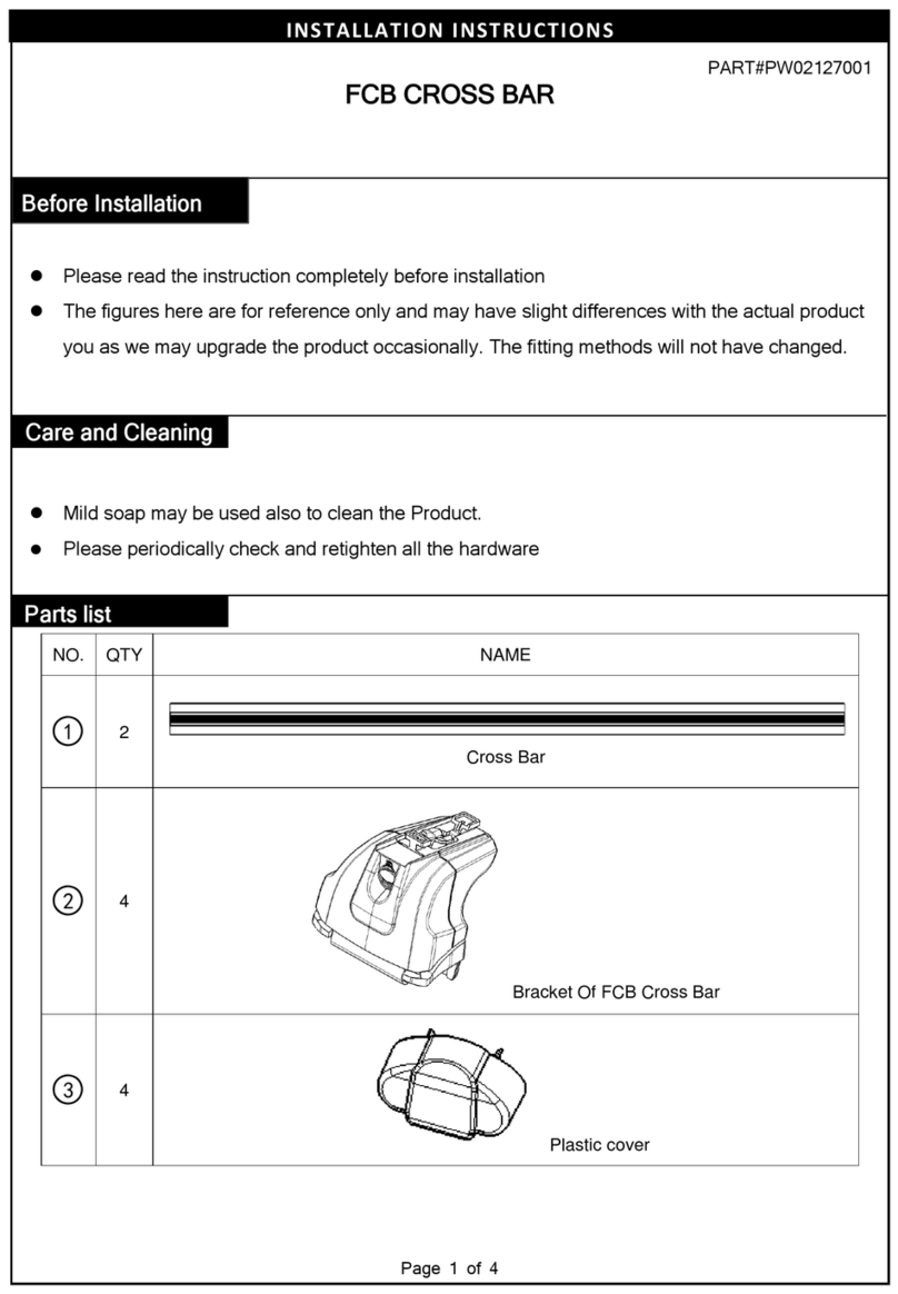 WINBO PW02127001 installation instructions