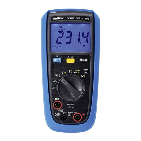 Metrix MTX 202 User manual