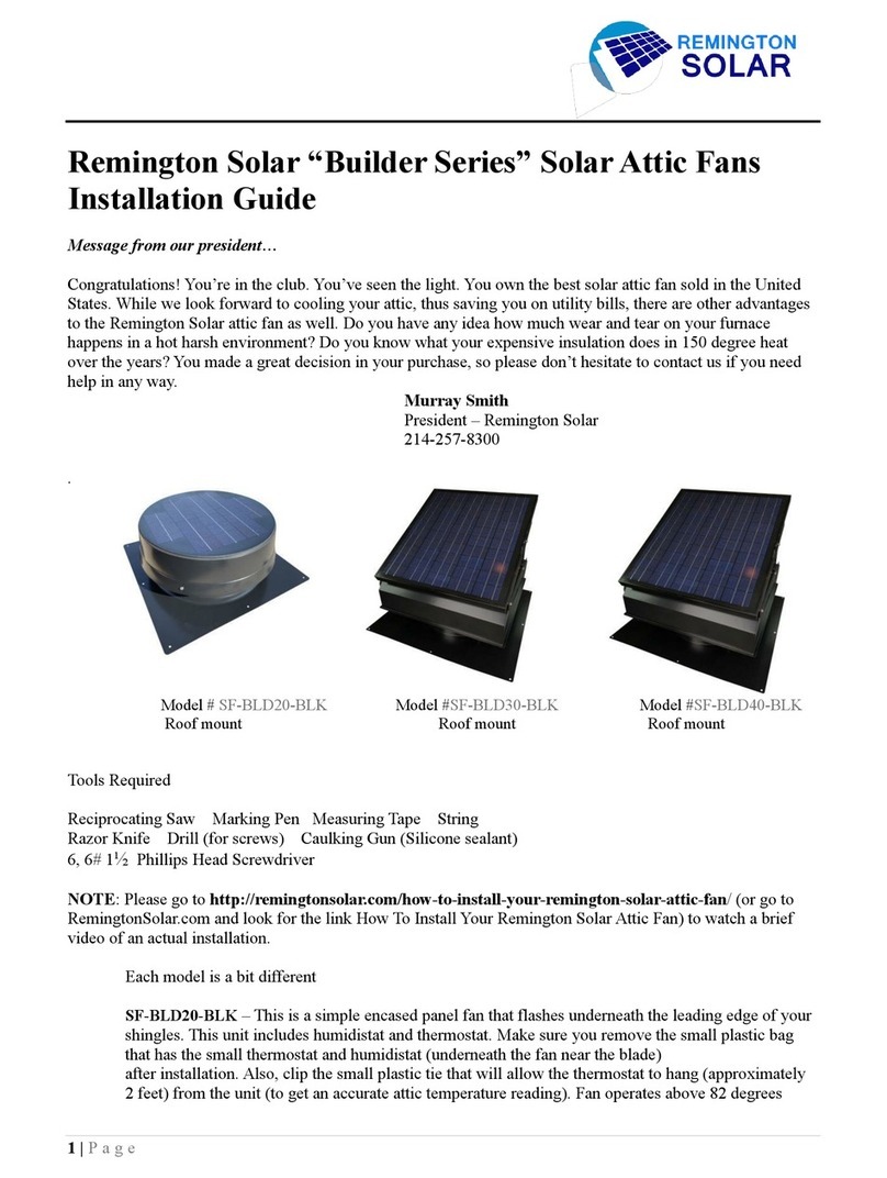 Remington Solar Builder Series installation guide
