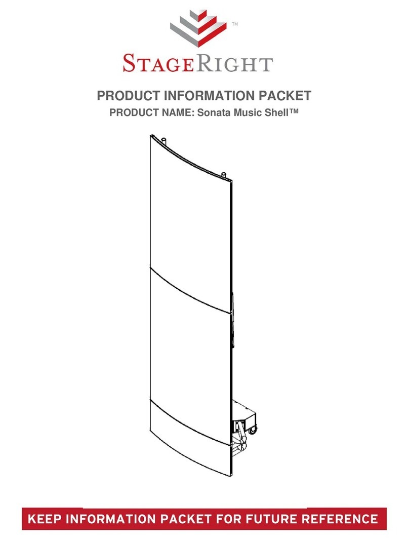 Stage right Sonata Music Shell Product information packet