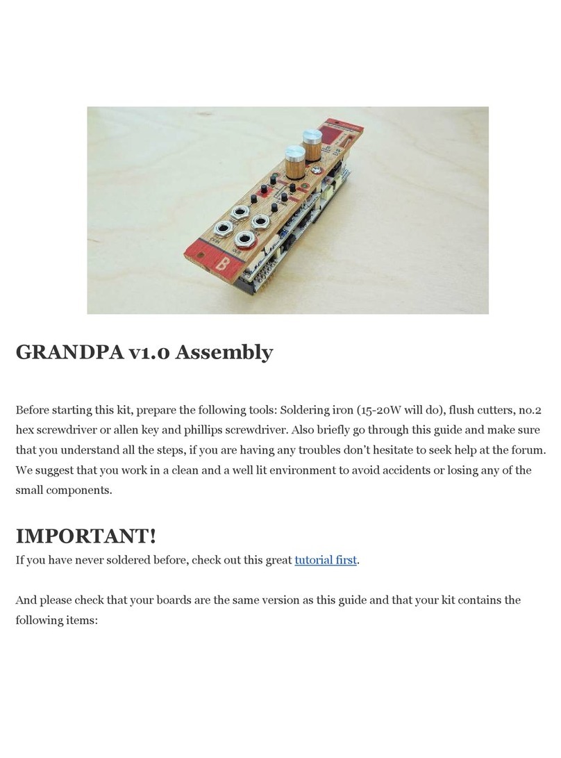 Bastl Instruments GRANDPA v1.0 User manual Bastl Instruments GRANDPA v1.0 User manual