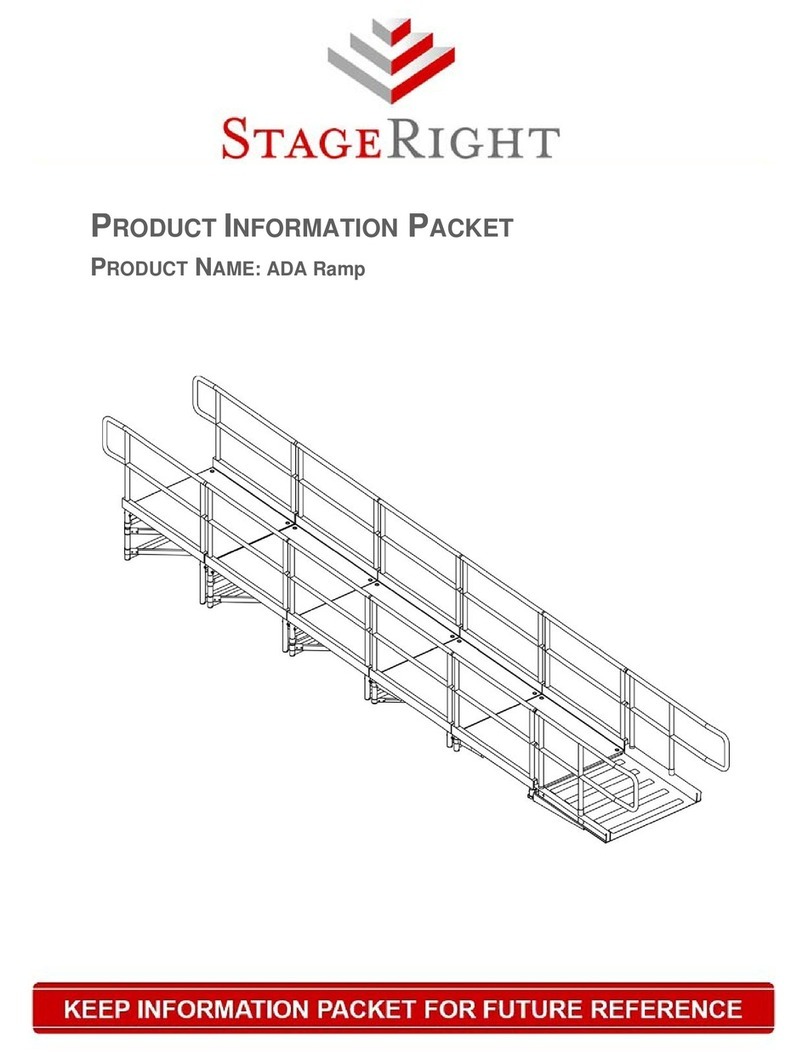 Stage right ADA 350408 Product information packet