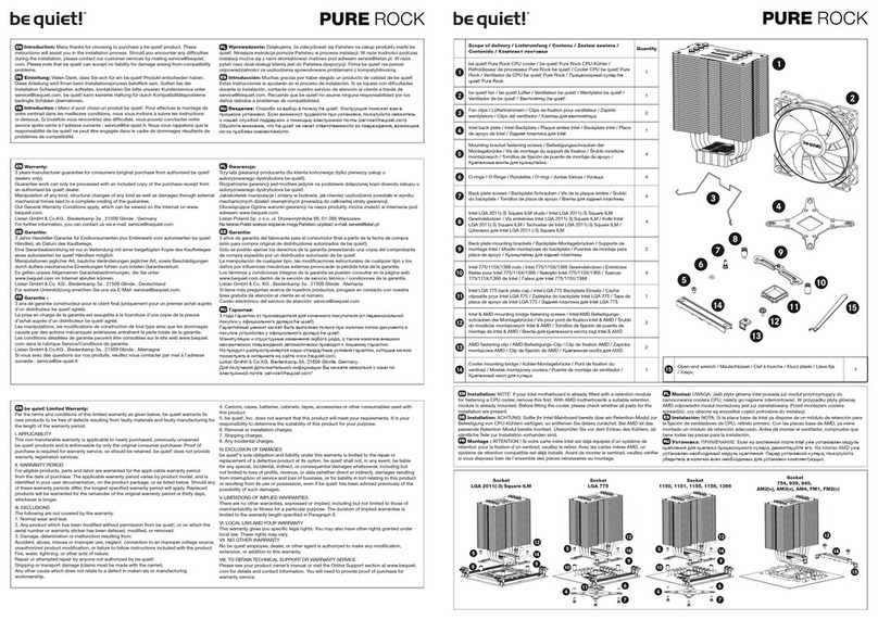 Pure Rock Be quiet! User manual