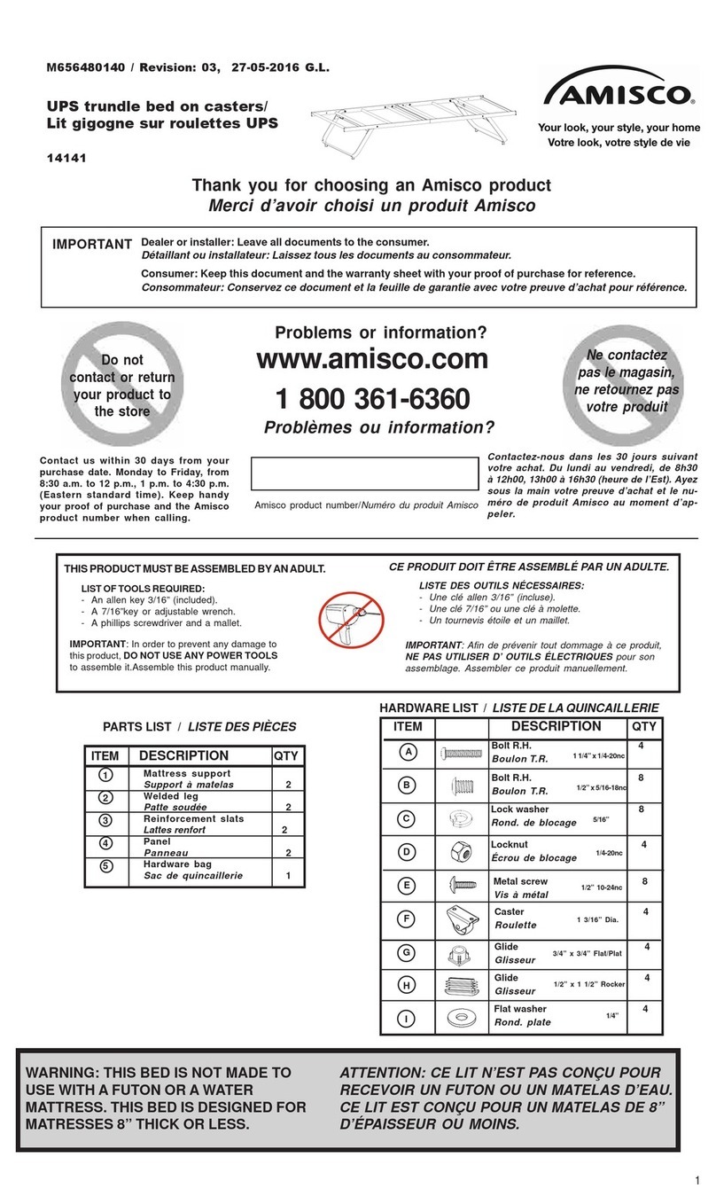 Amisco 14141 quick guide