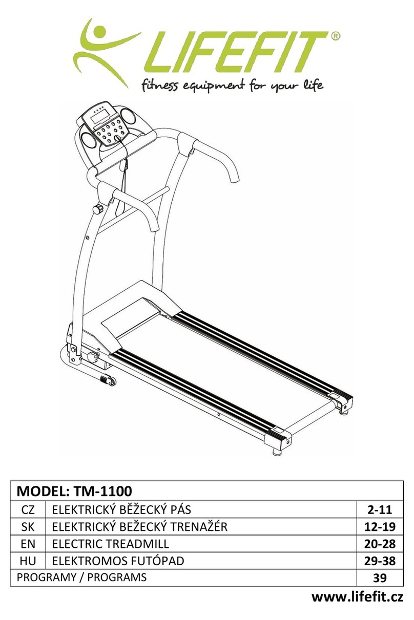 LIFEFIT TM-1100 user manual