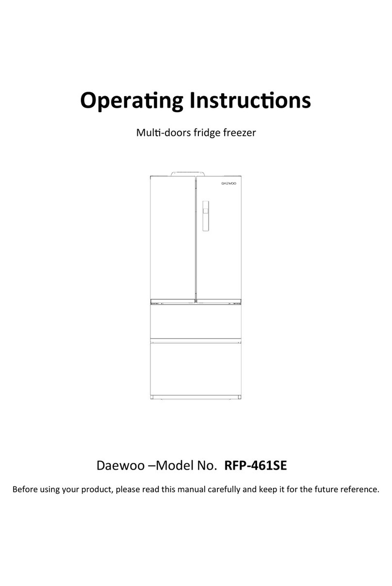 Daewoo RFP-461SE operating instructions