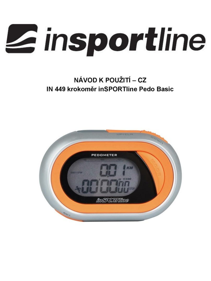 Insportline Pedo Basic User manual