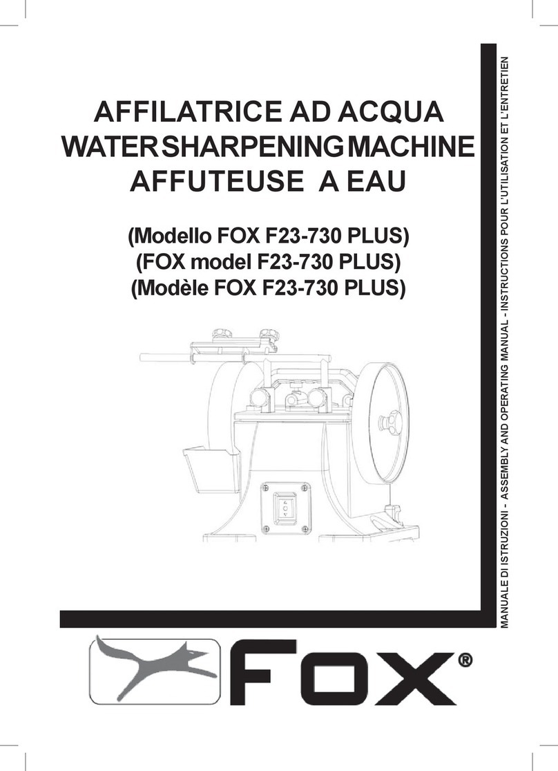 Fox F23-730 PLUS Assembly and operating manual