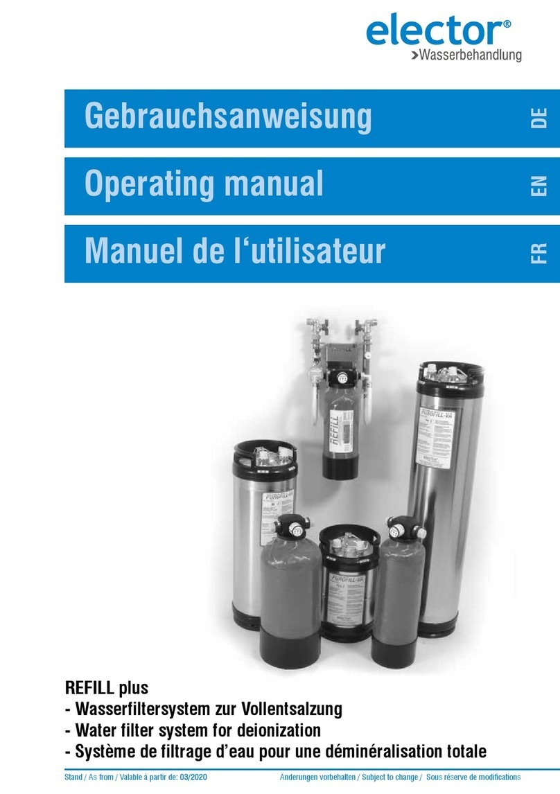 ELECTOR REFILL plus Series operating manual