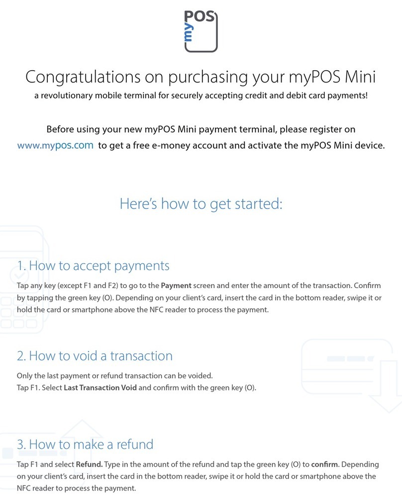 myPOS Mini quick start guide