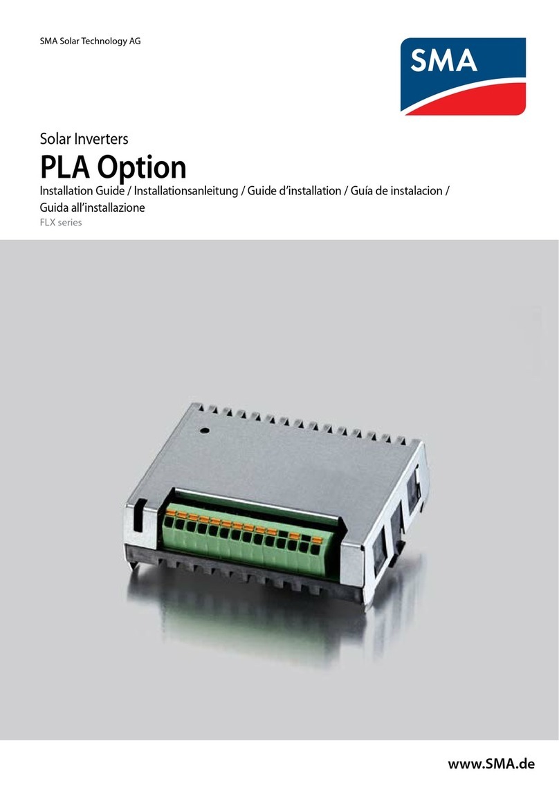 SMA FLX Series User manual