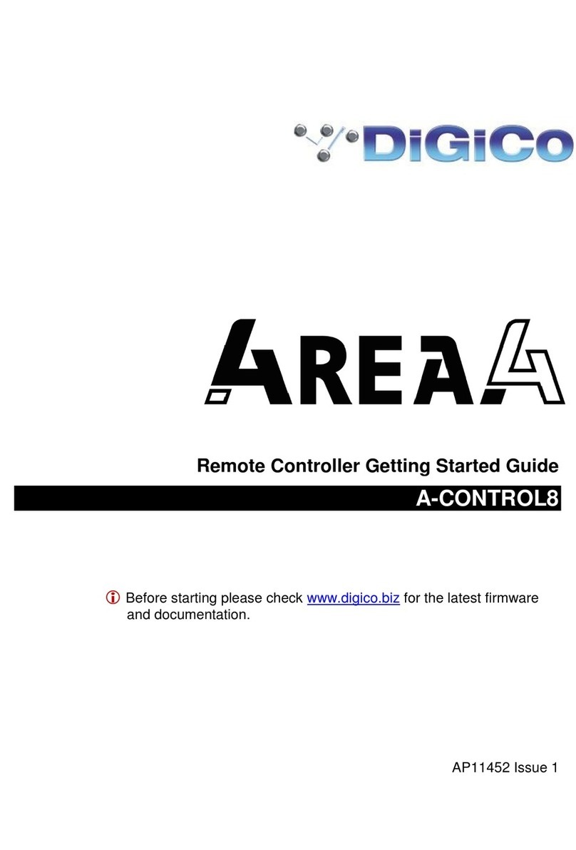 digico A-CONTROL8 Getting started guide