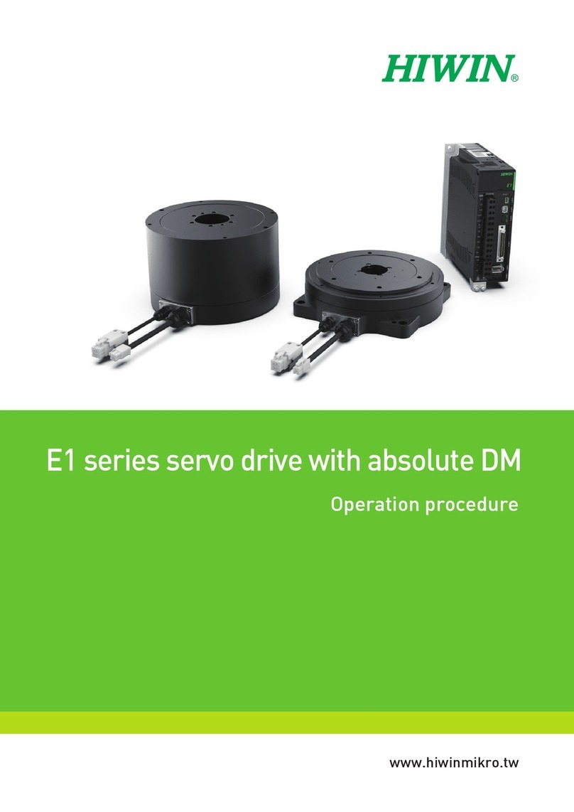 Hiwin E1 Series Manual