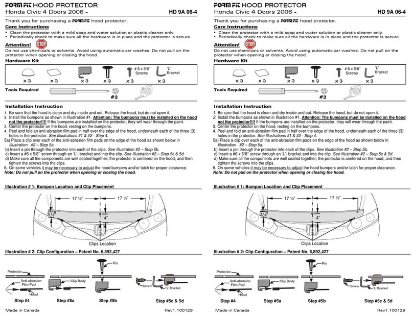 FormFit HD 9A 06-4 manual