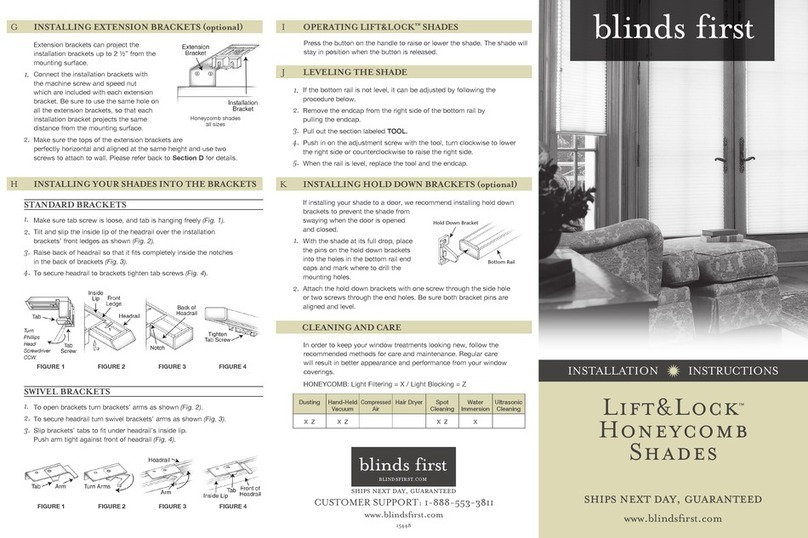 blinds first LIFT&LOCK installation instructions blinds first LIFT&LOCK installation instructions