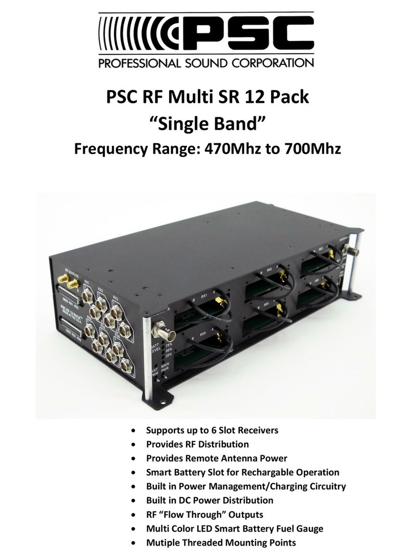 PSC RF Multi SR 12 Pack manual