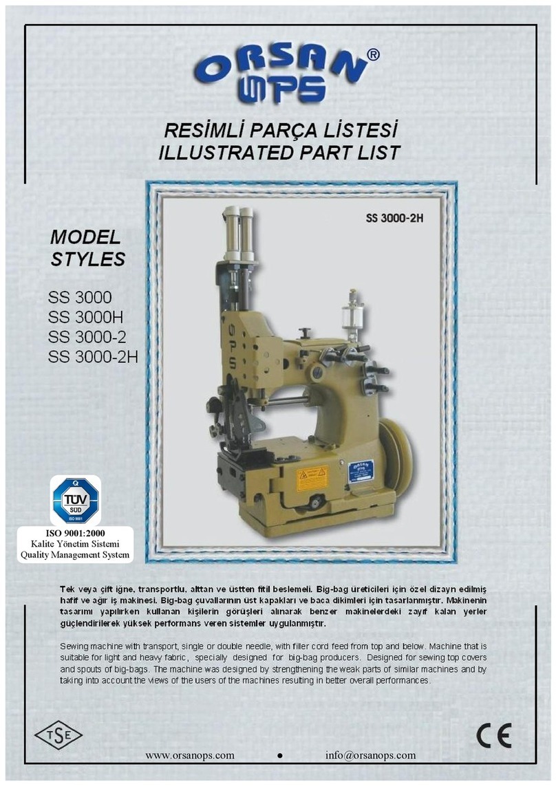 Orsan OPS SS 3000 Illustrated parts list