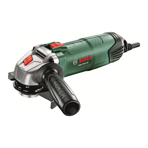 Bosch PWS Series User manual