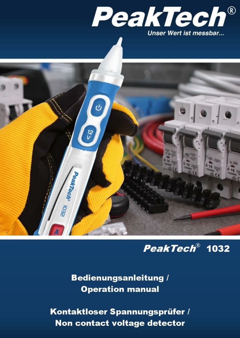 PeakTech 1032 Operation manual