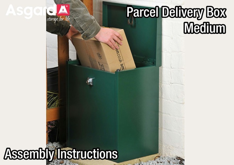 Asgard Parcel Delivery Box Assembly instructions