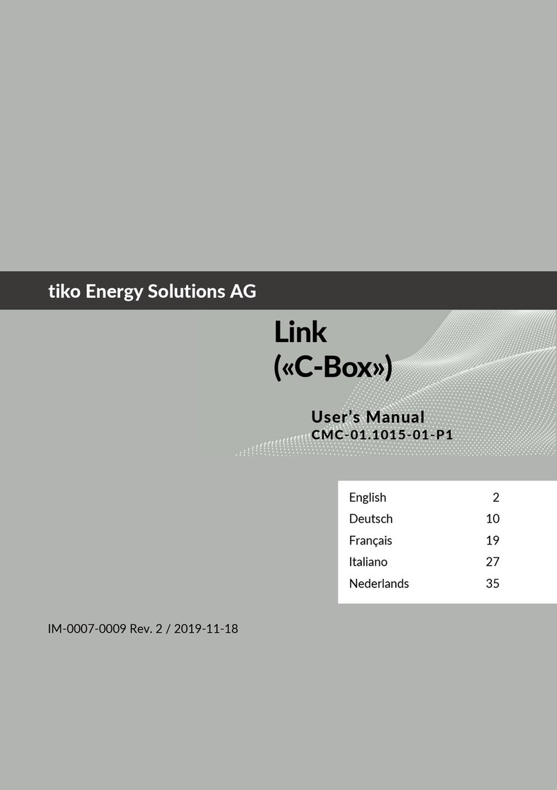 tiko Energy Solutions Link C-Box instruction manual tiko Energy Solutions Link C-Box instruction manual