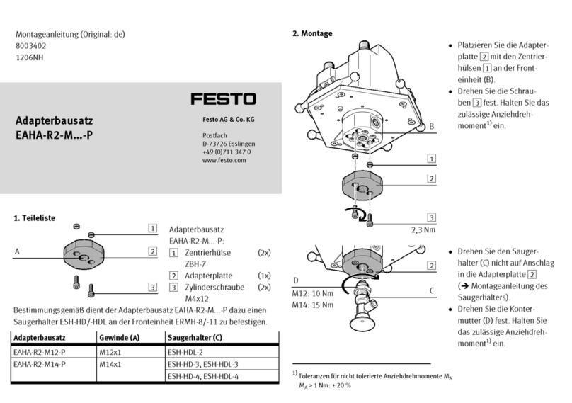 Festo EAHA-R2-M-P Series User manual