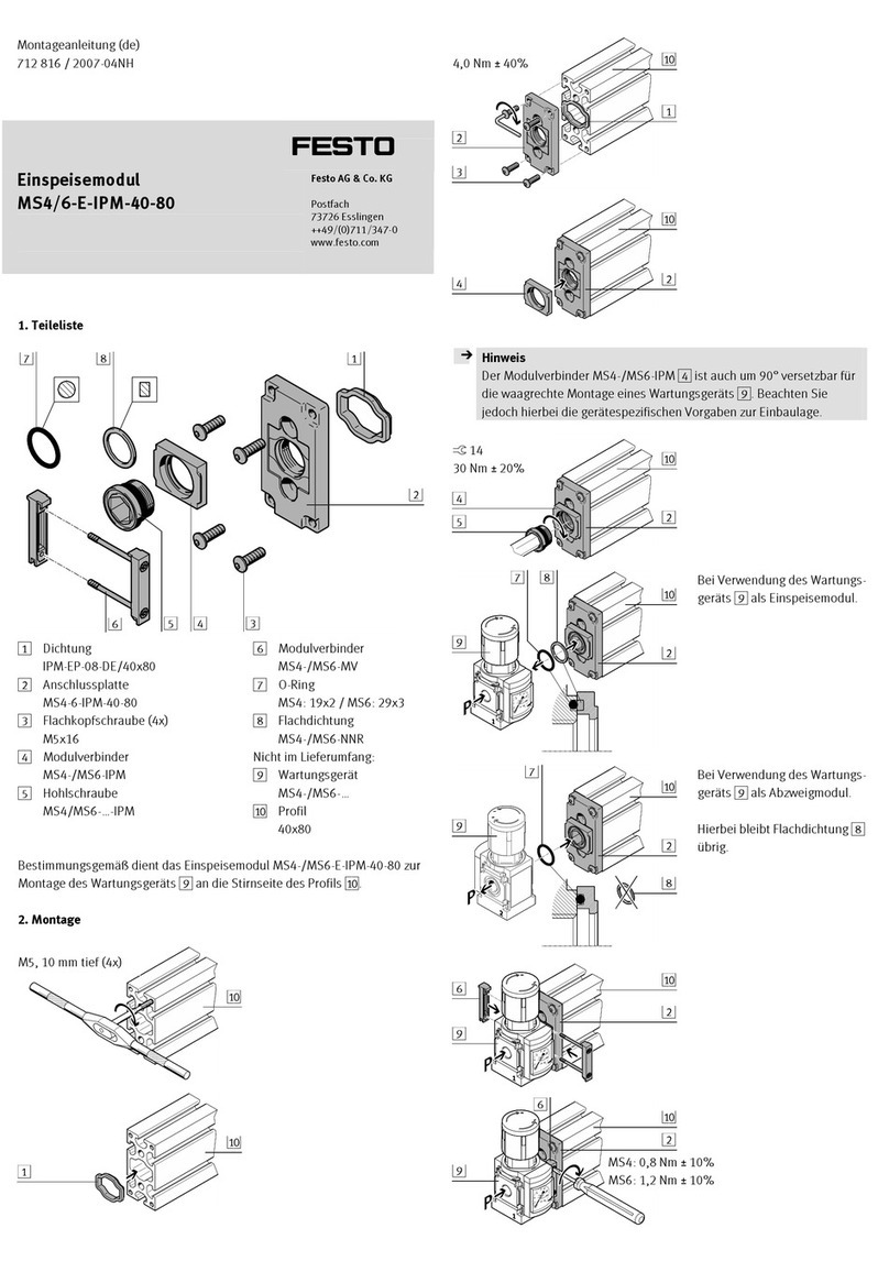 Festo MS4/6-E-IPM-40-80 User manual