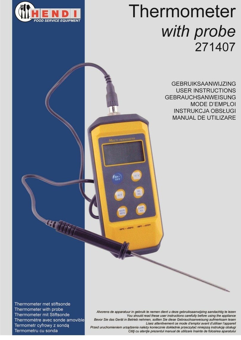 Hendi 271407 User manual