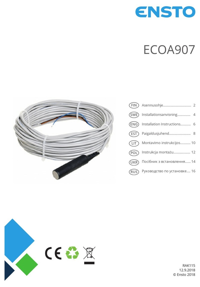 ensto ECOA907 installation instructions