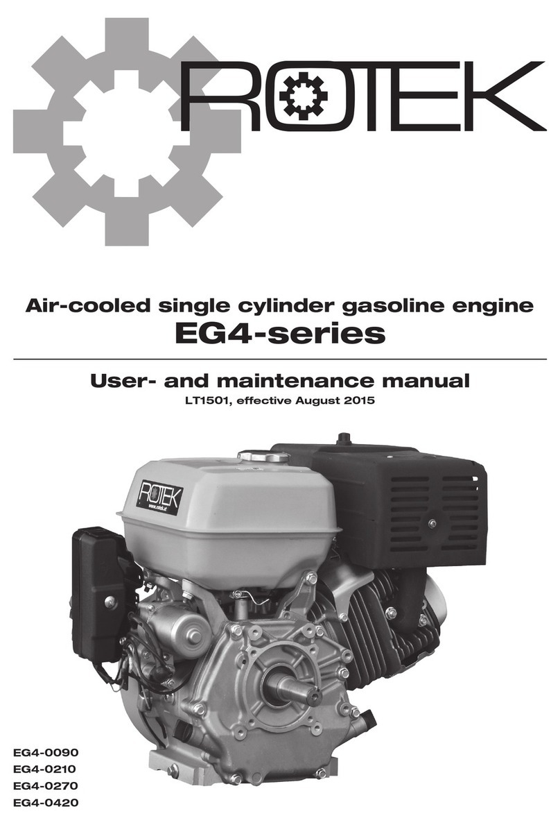 Rotek EG4 Series User and maintenance manual