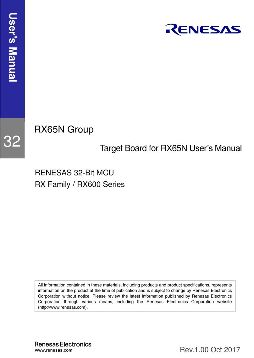 Renesas RX Series User manual