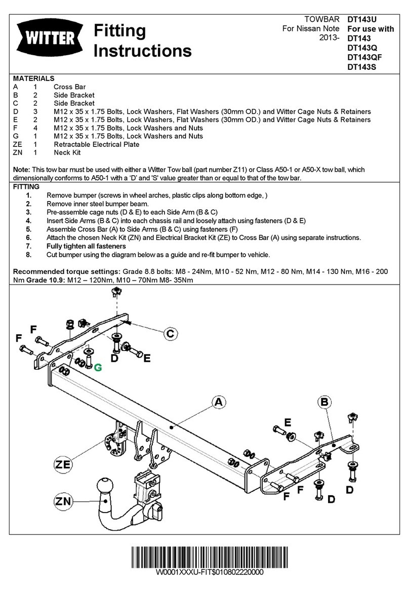 Witter DT143U User manual
