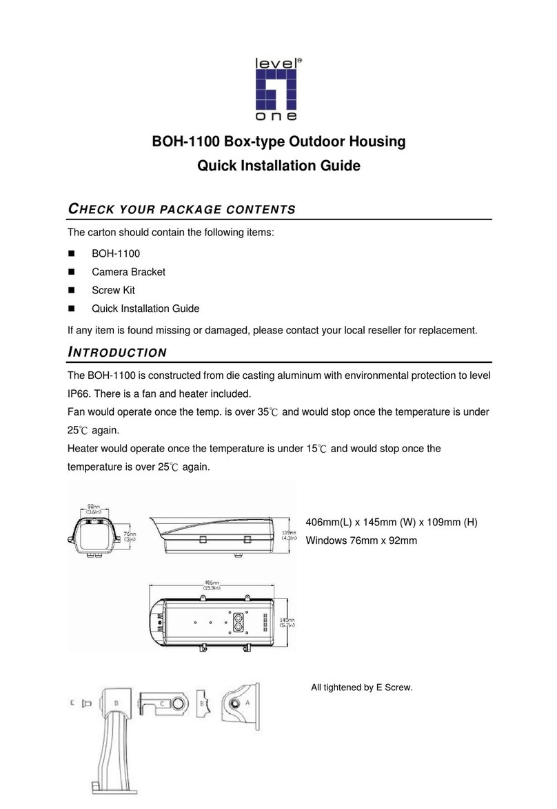 LevelOne BOH-1100 Quick installation guide