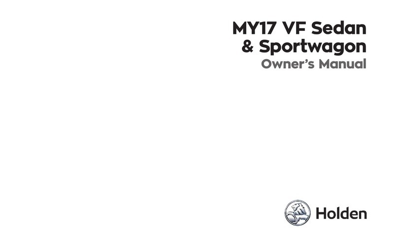 HOLDEN MY17 VF Sedan User manual