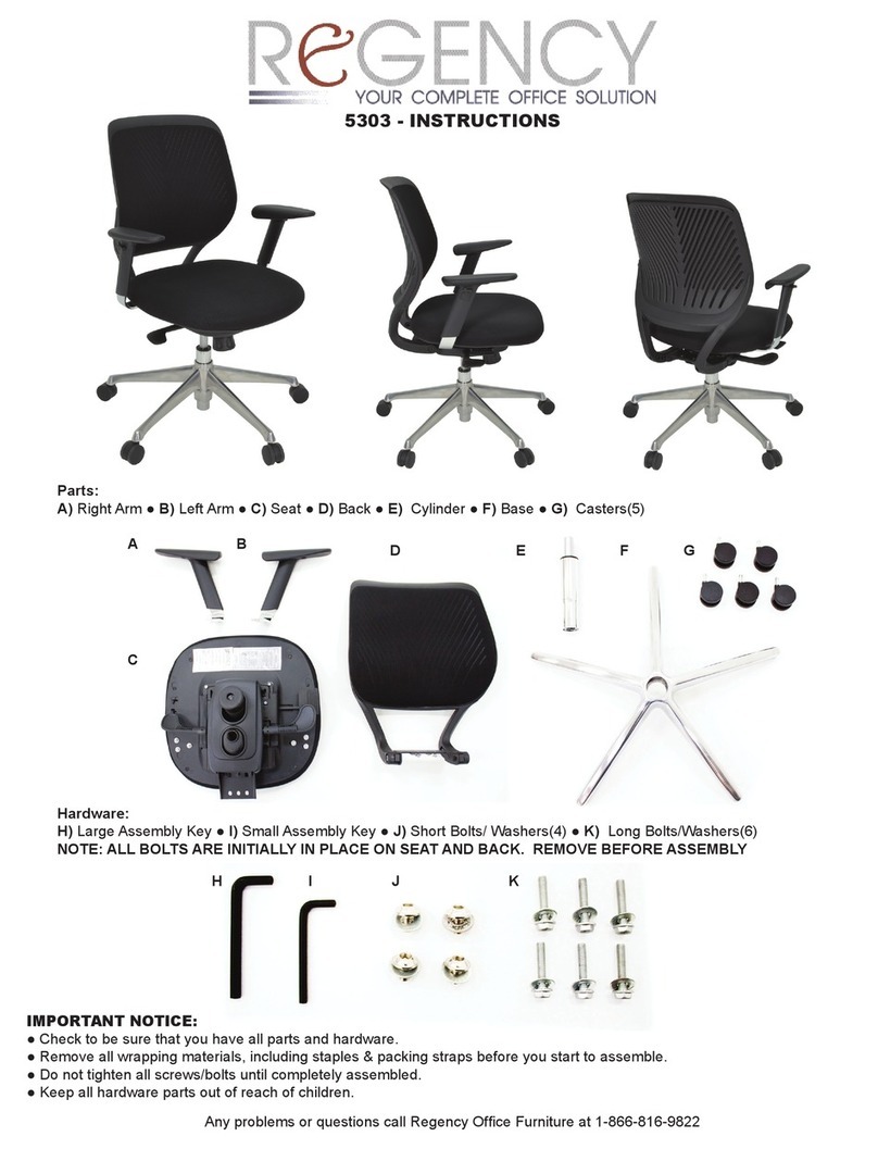Regency 5303 User manual Regency 5303 User manual