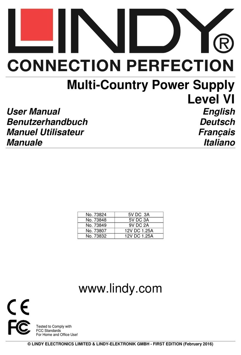 Lindy 73824 user manual