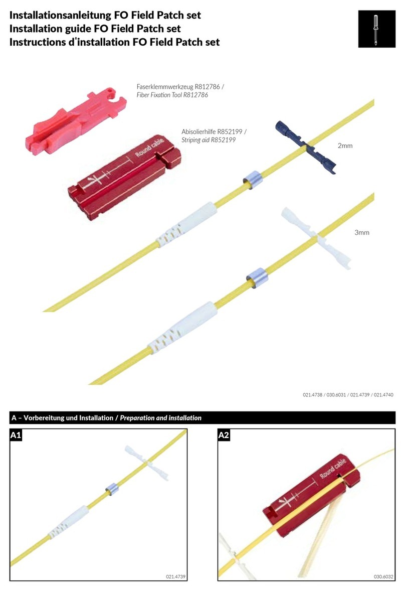 R&M FO Field Patch set installation guide R&M FO Field Patch set installation guide