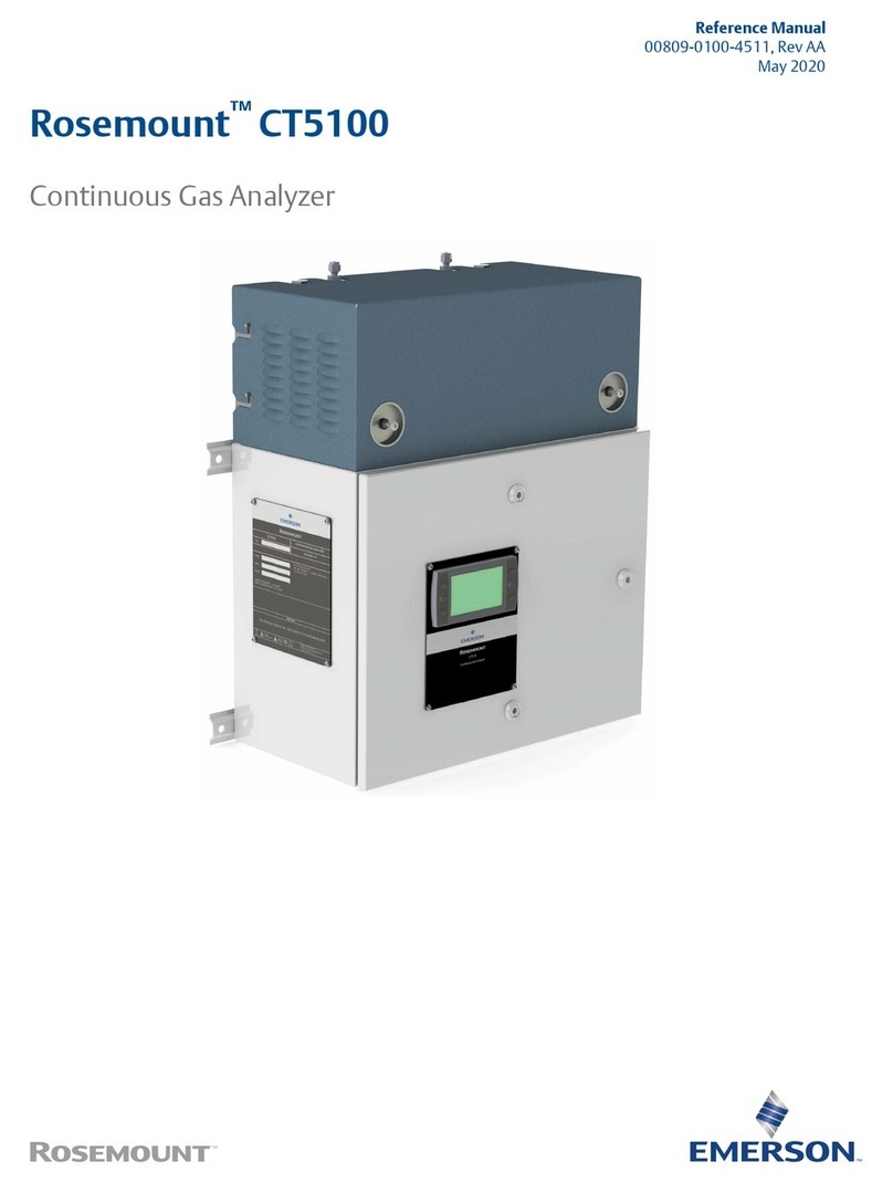 Emerson Rosemount CT5100 User manual Emerson Rosemount CT5100 User manual
