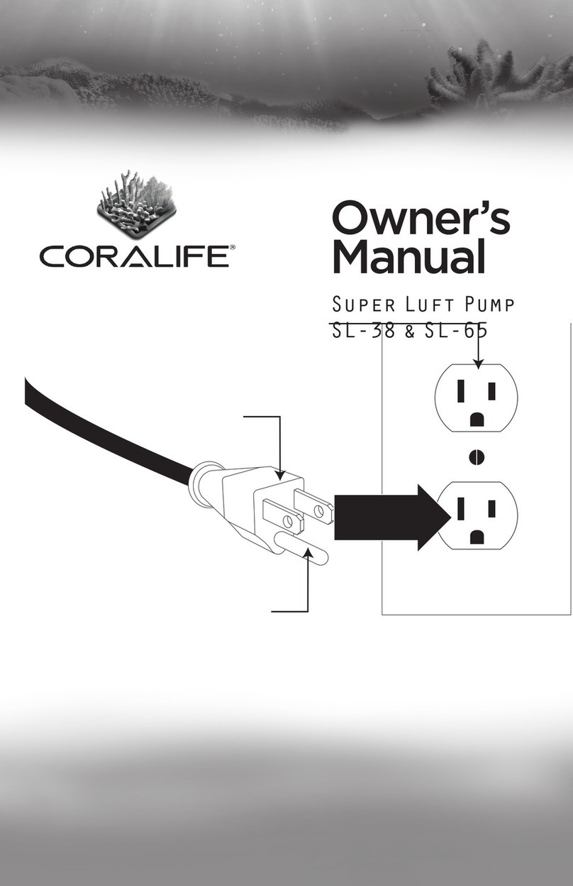 Coralife Super Luft SL-38 owner's manual
