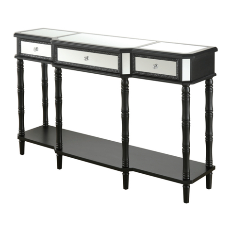 convenience concepts MILAN 227650 Assembly instructions