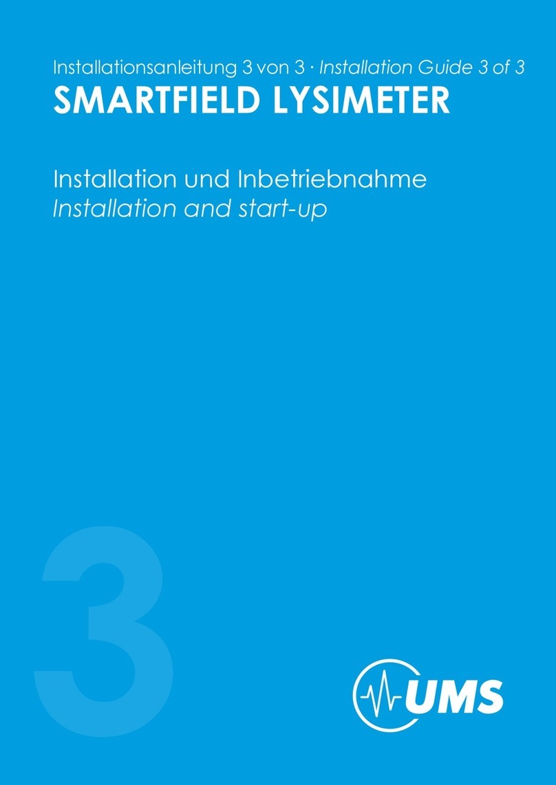 UMS SMARTFIELD LYSIMETER User manual