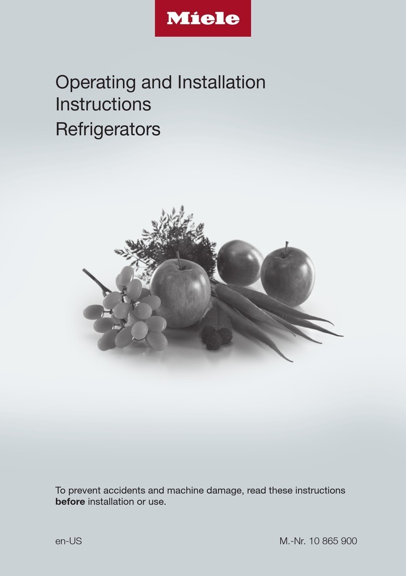 Miele K 31222 Ui Operating and installation instructions