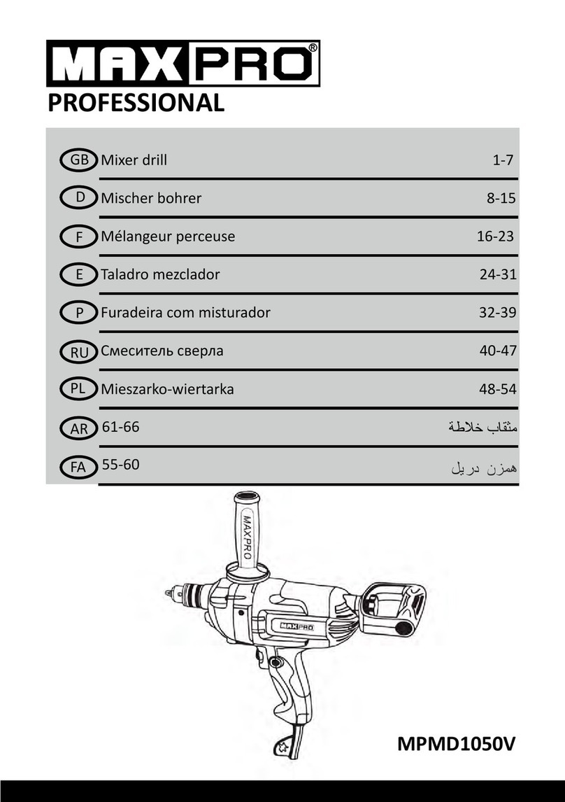 MaxPro PROFESSIONAL MPMD1050V manual