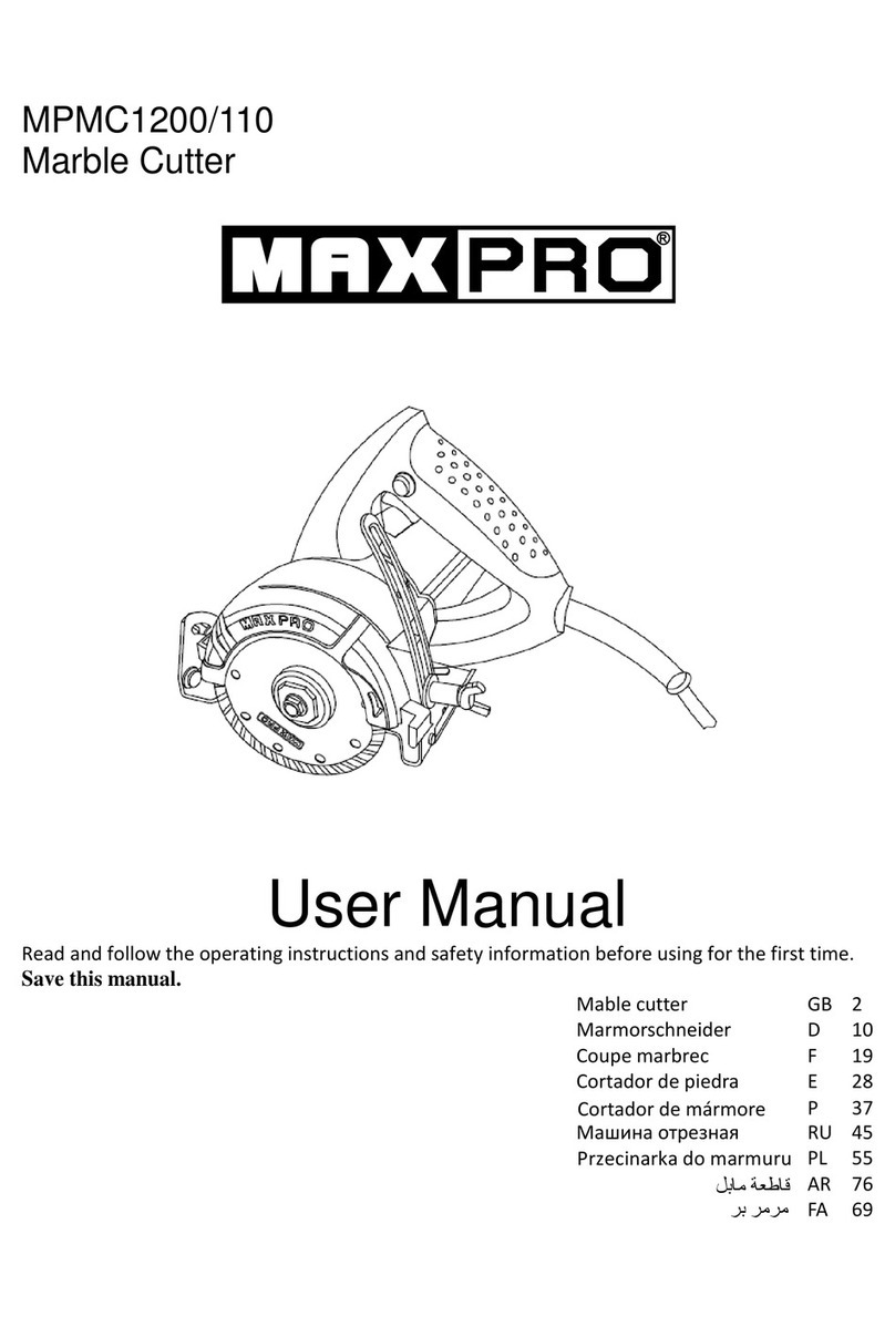 Max Pro MPMC1200/110 user manual