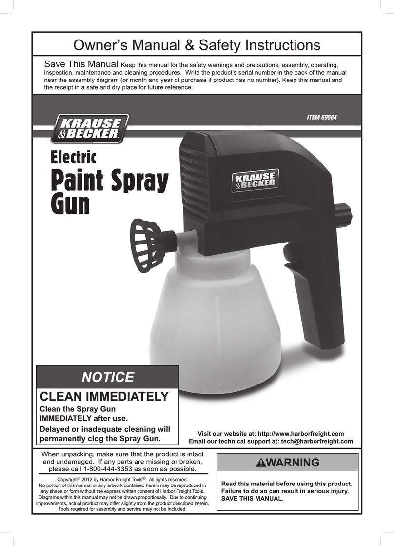 KRAUSE & BECKER 69584 Owner's manual & safety instructions