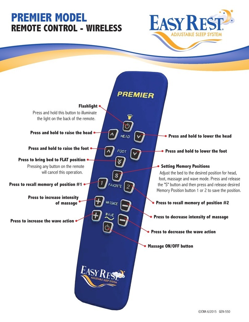EasyRest PREMIER quick start guide