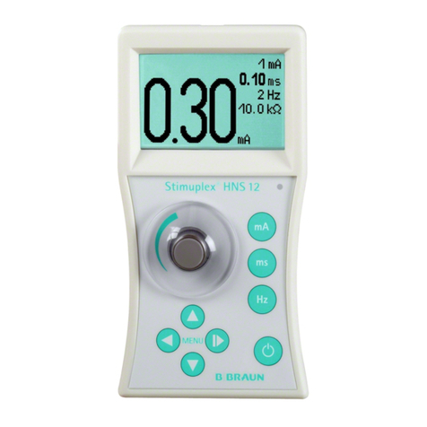 B. Braun Stimuplex  HNS 12 User manual