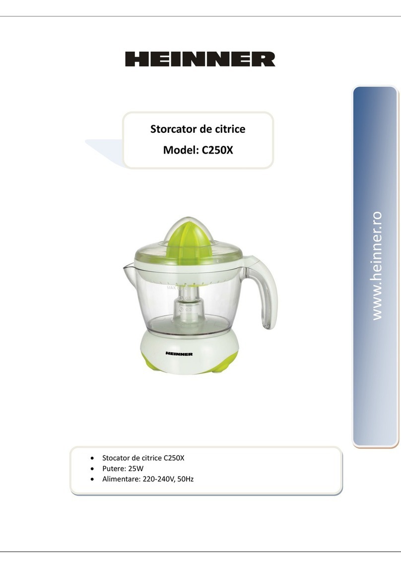 Heinner C250X User manual